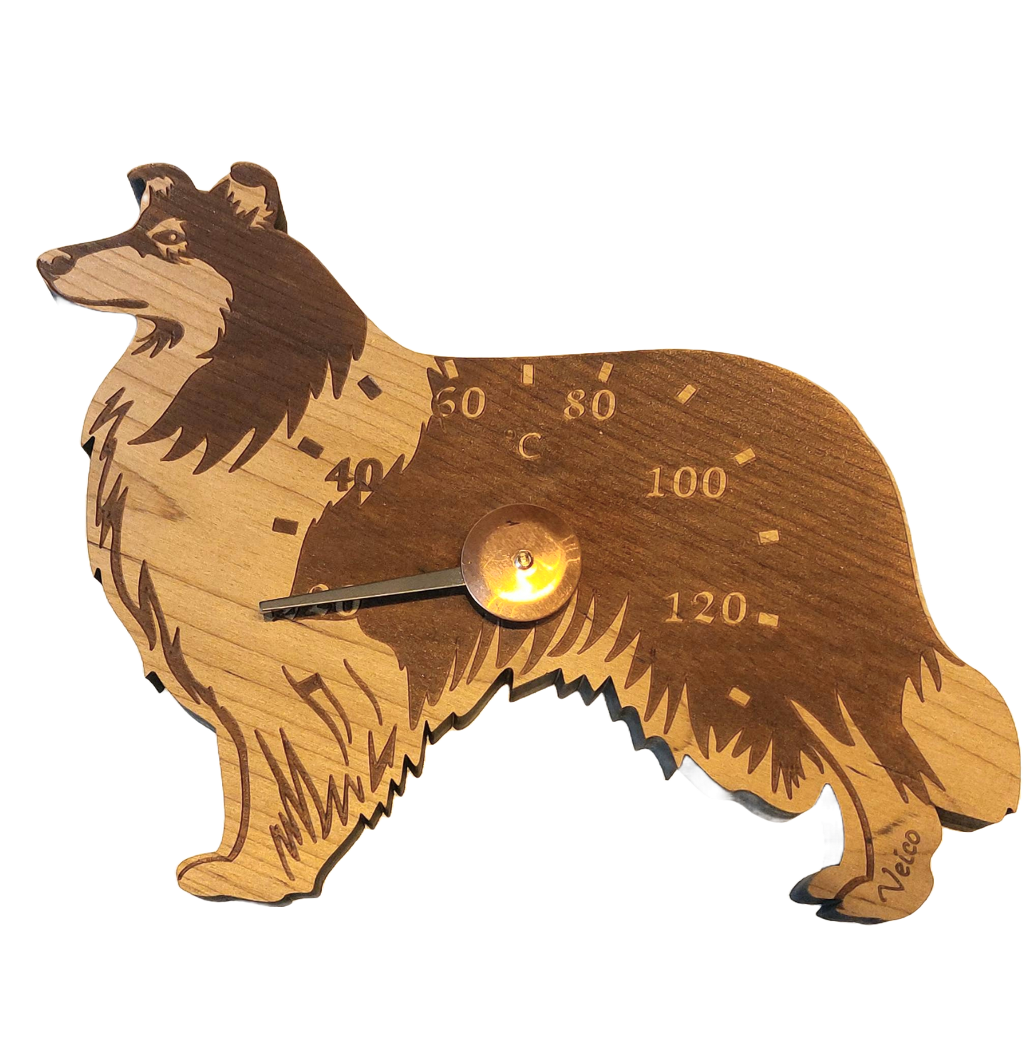 Collie pitkäkarvainen -saunamittari