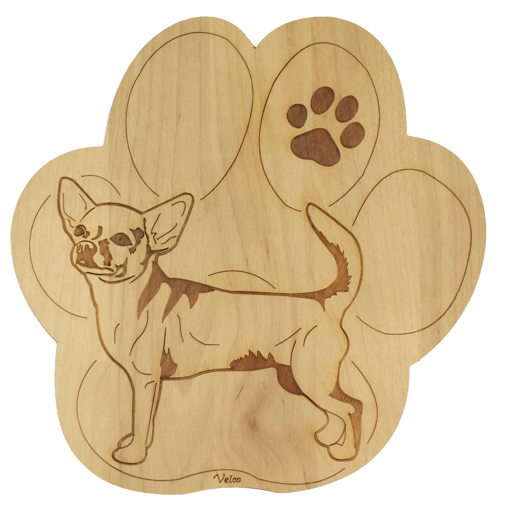 Chihuahua lyhytkarvainen -pannunalunen