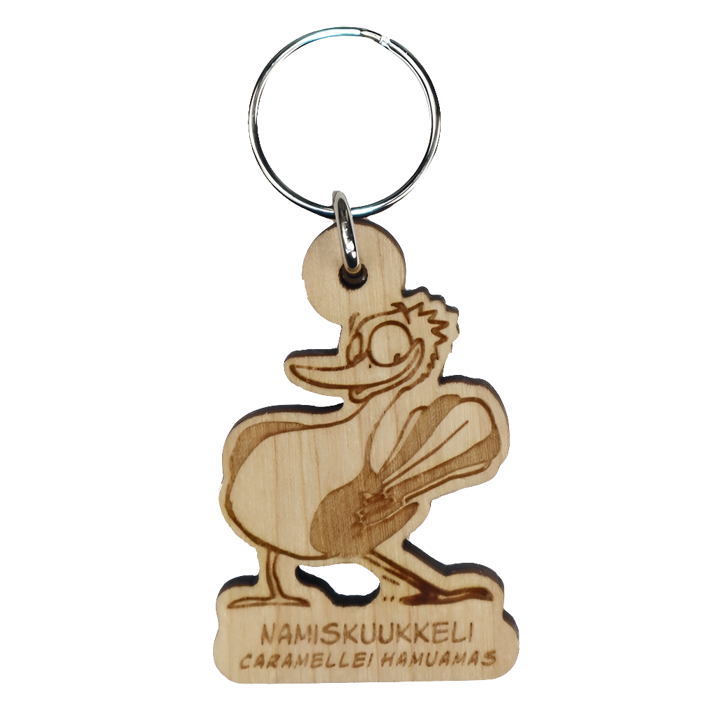 Namiskuukkeli (Caramellei hamuamas) -avaimenperä