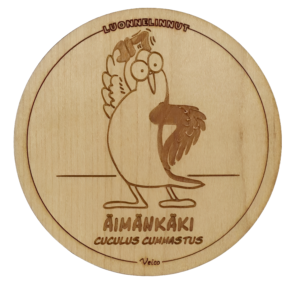 Äimänkäki (Cuculus cummastus) -alunen