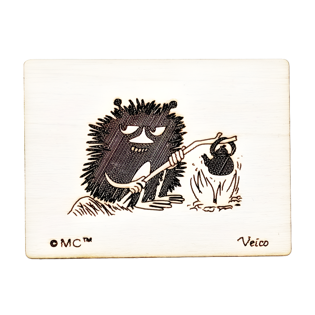 Haisuli ja kahvipannu -magneetti