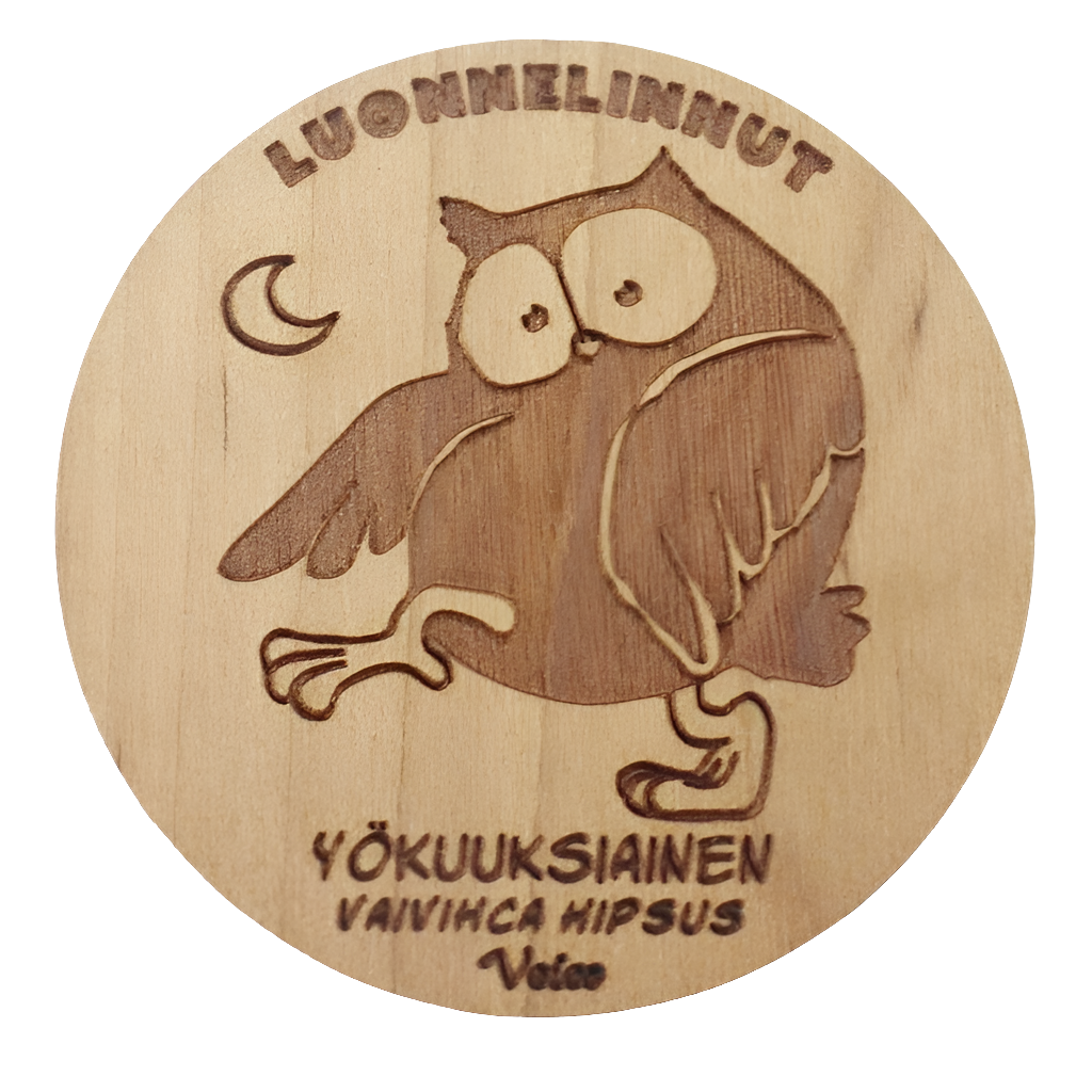 Yökuuksiainen (Vaivihca hipsus) -magneetti