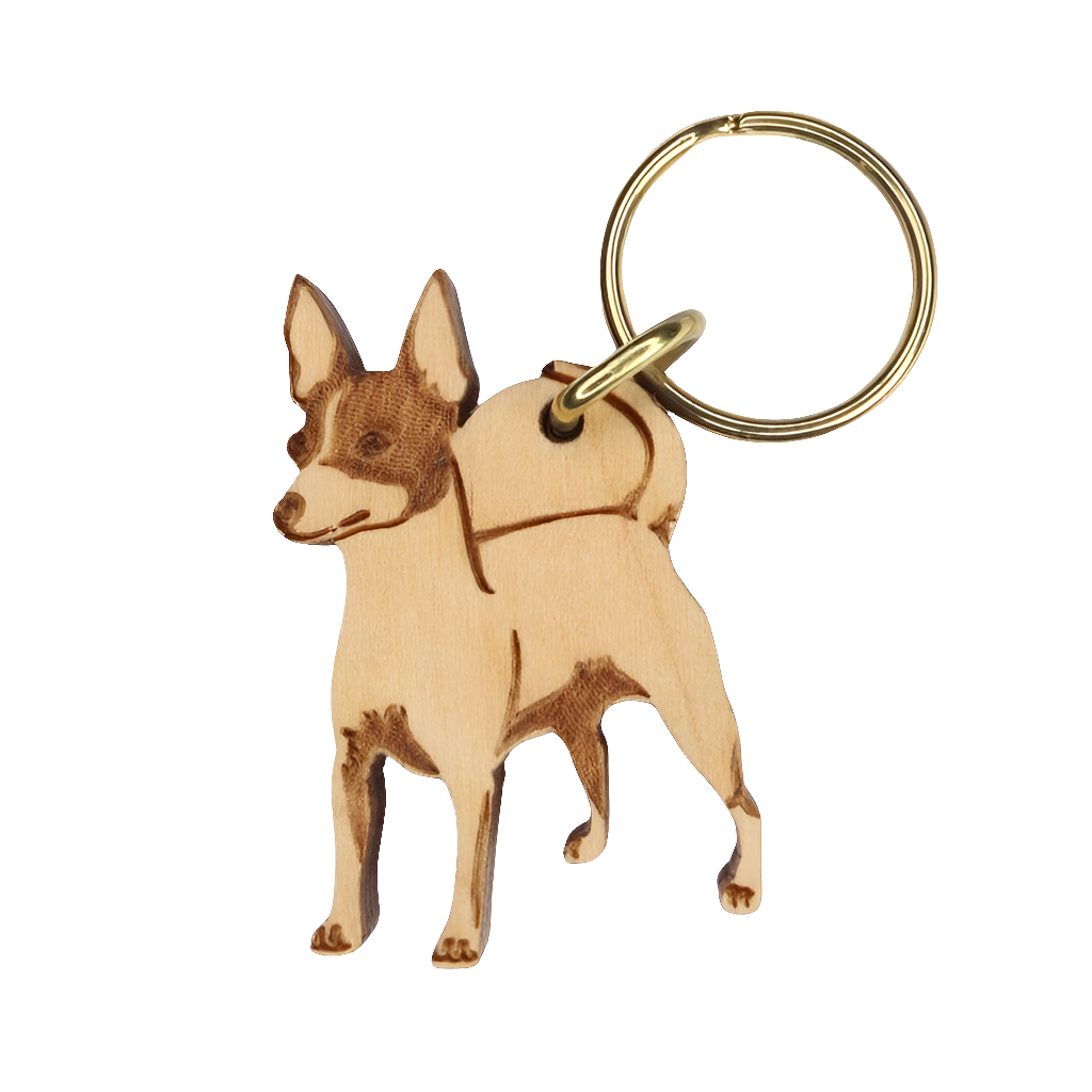 Amerikankääpiökettuterrieri -avaimenperä