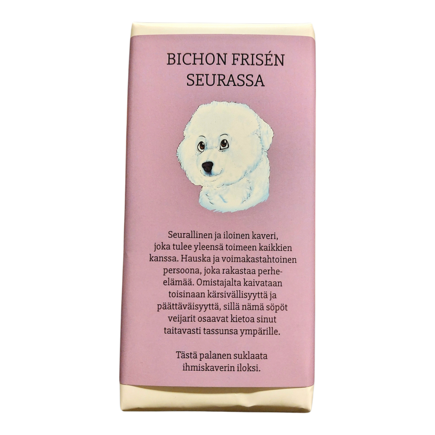 Bichon frisén seurassa -suklaa 100g
