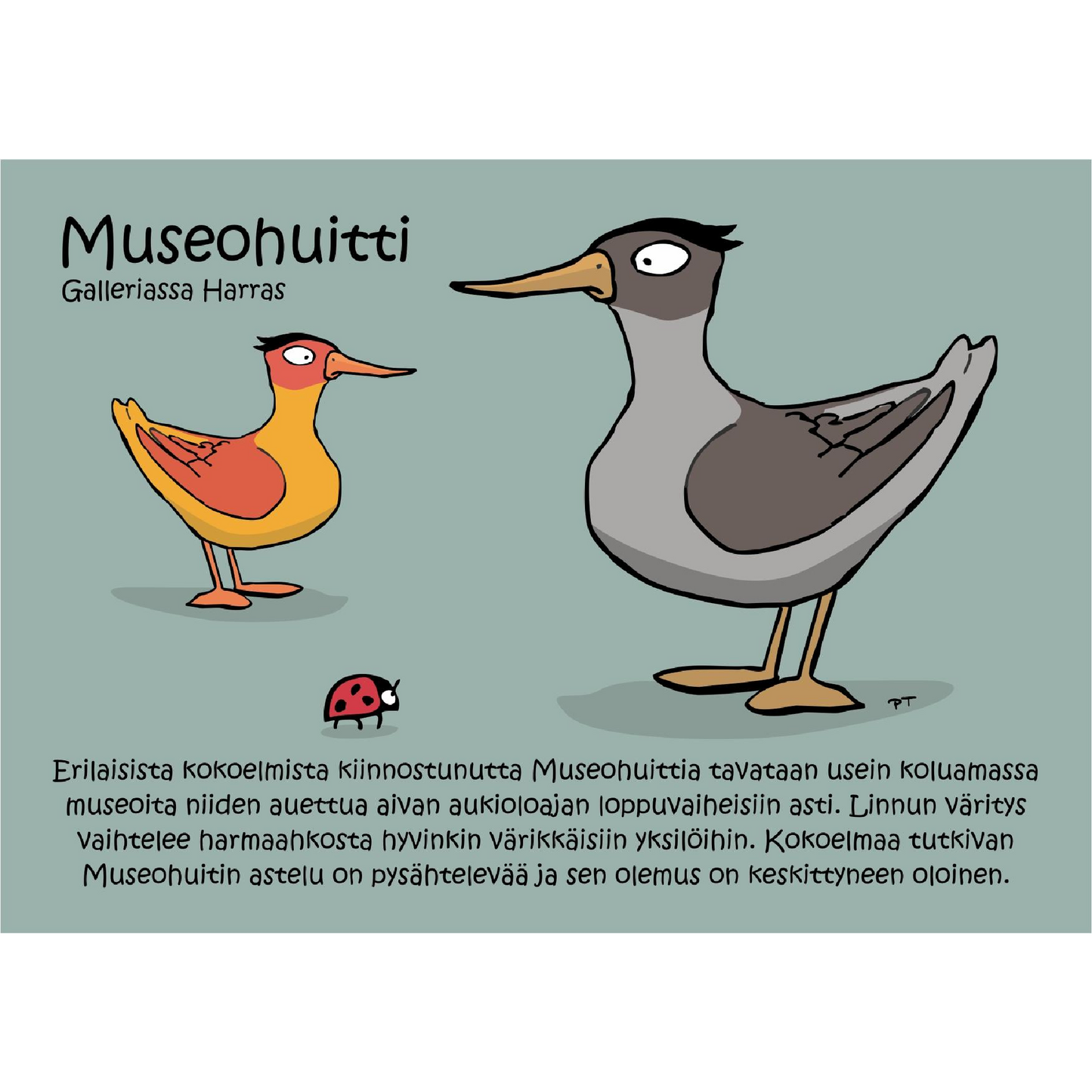 Museohuitti (Galleriassa Harras) -postikortti