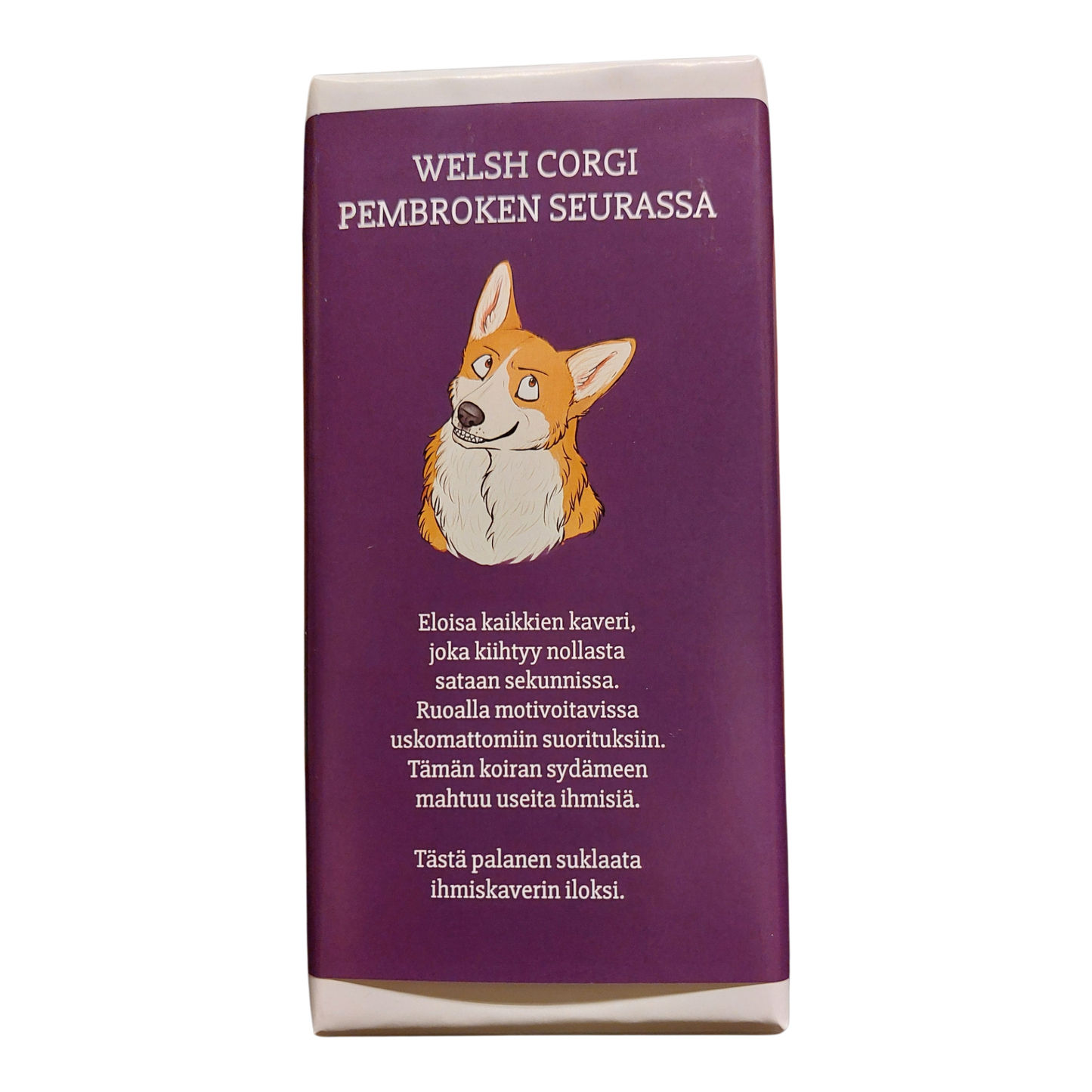 Welsh corgi pembroken seurassa -suklaa 100g
