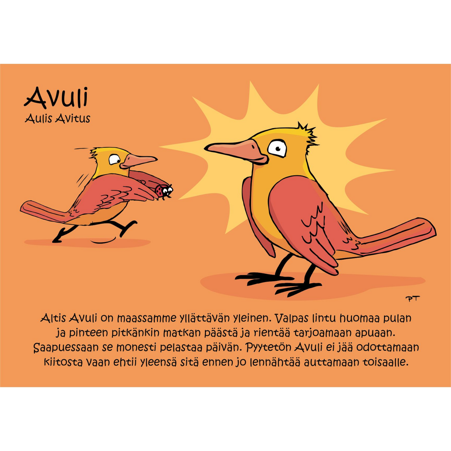 Avuli (Aulis Avitus) -postikortti