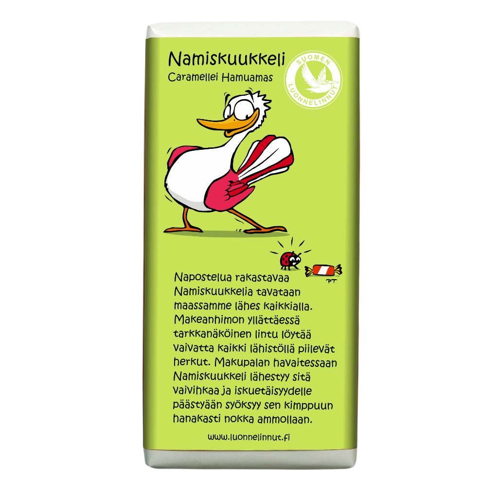 Namiskuukkeli (Caramellei Hamuamas) -suklaa 100g