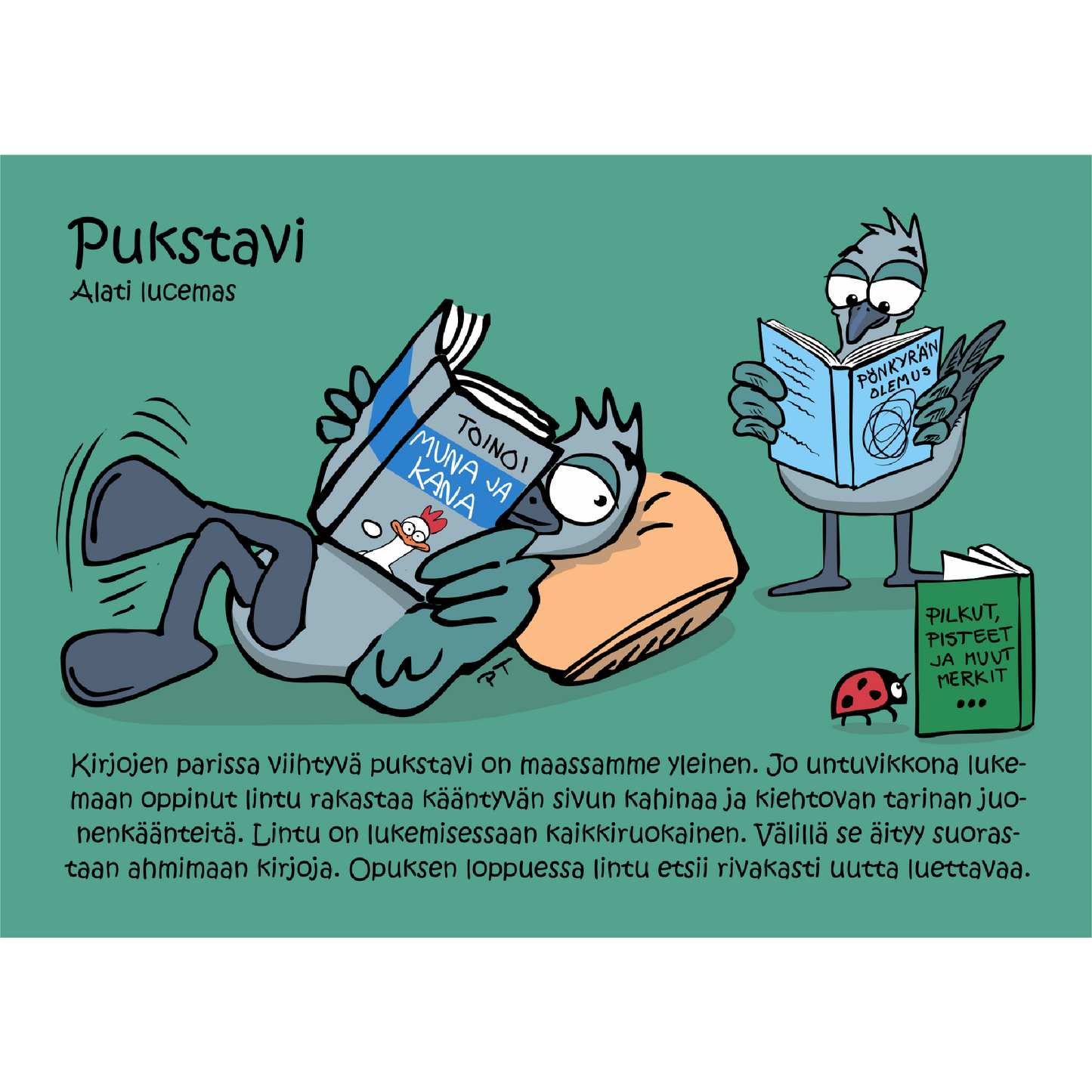 Pukstavi (Alati lucemas) -postikortti