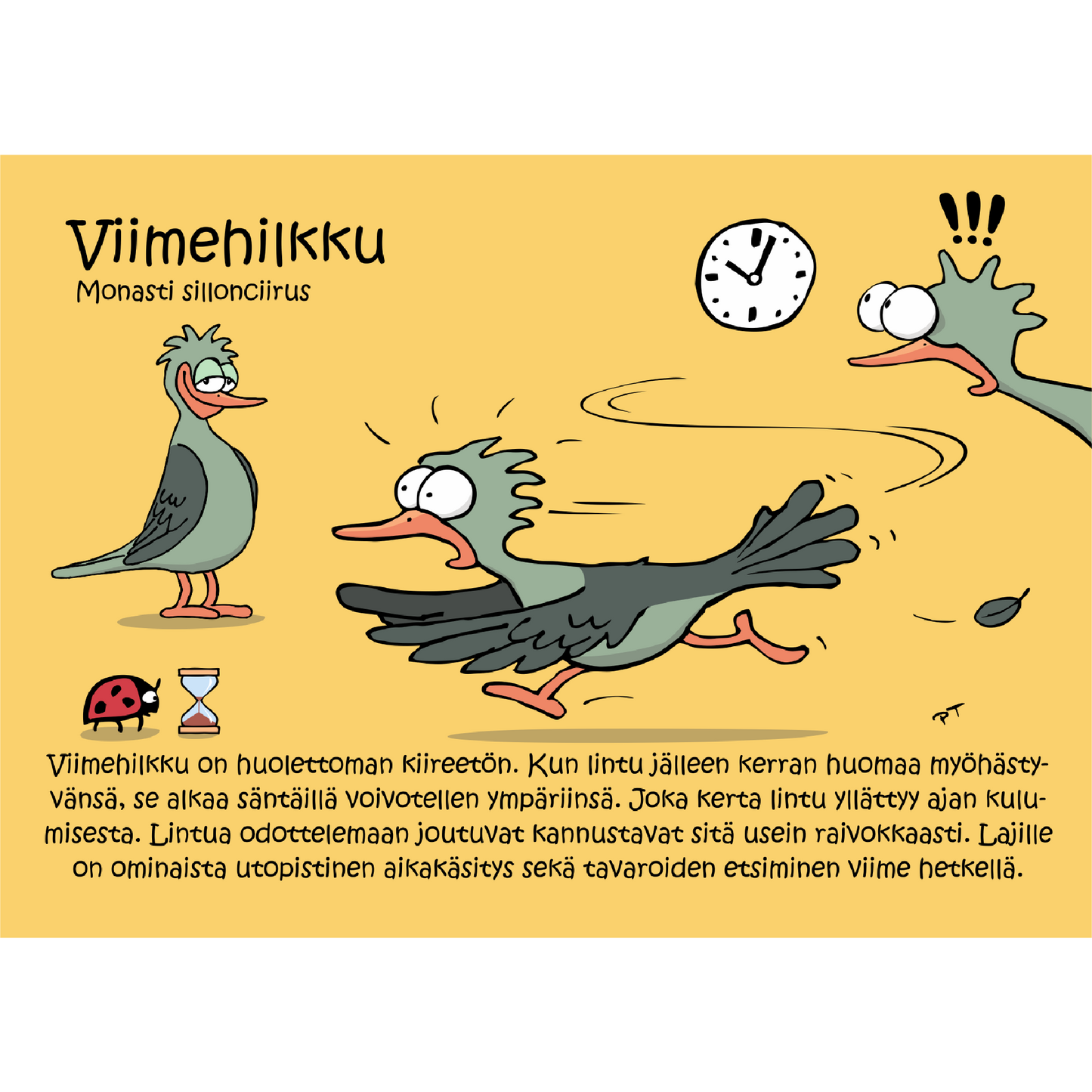 Viimehilkku (Monasti sillonciirus) -postikortti