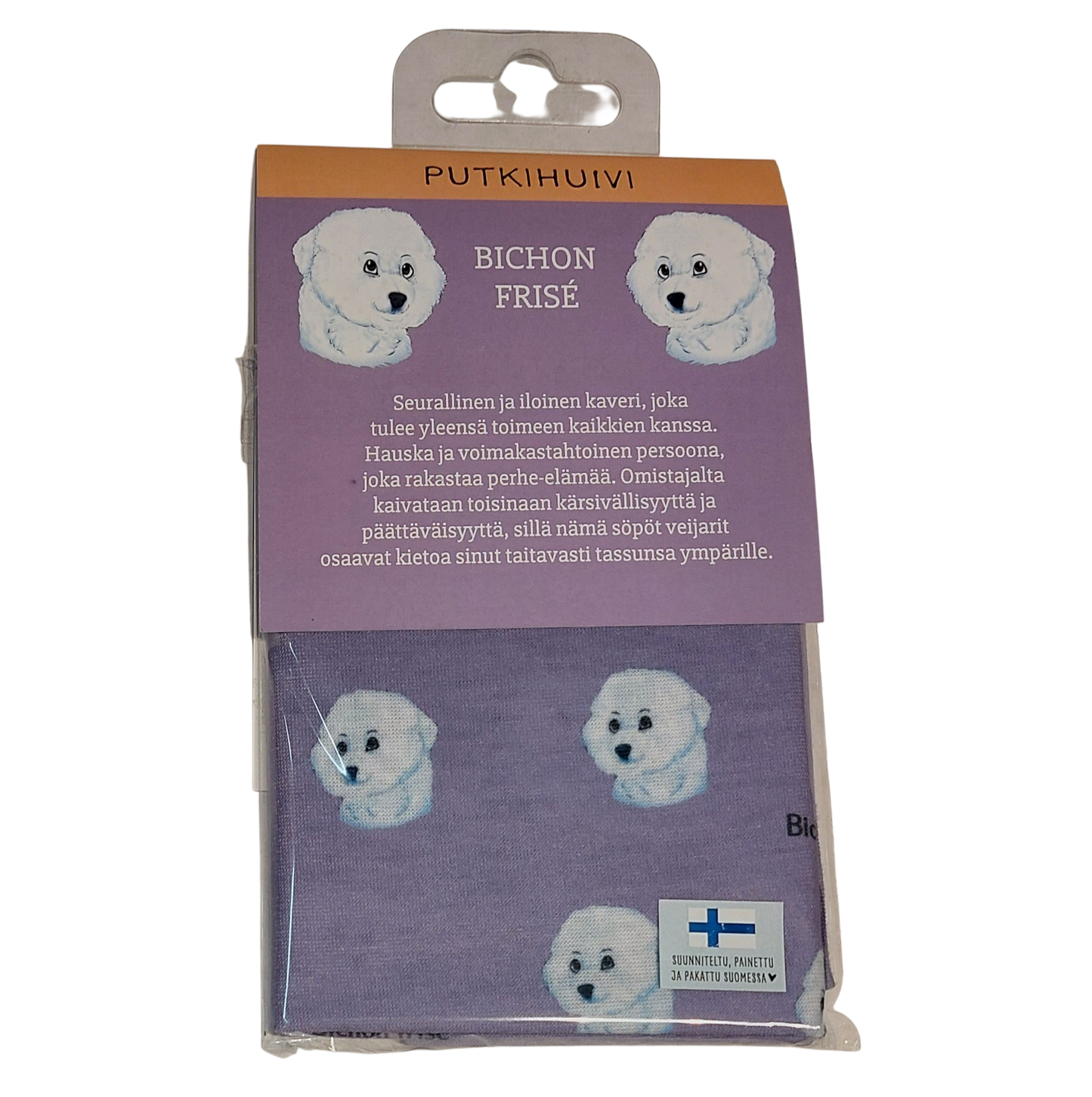 Bichon frisé -putkihuivi