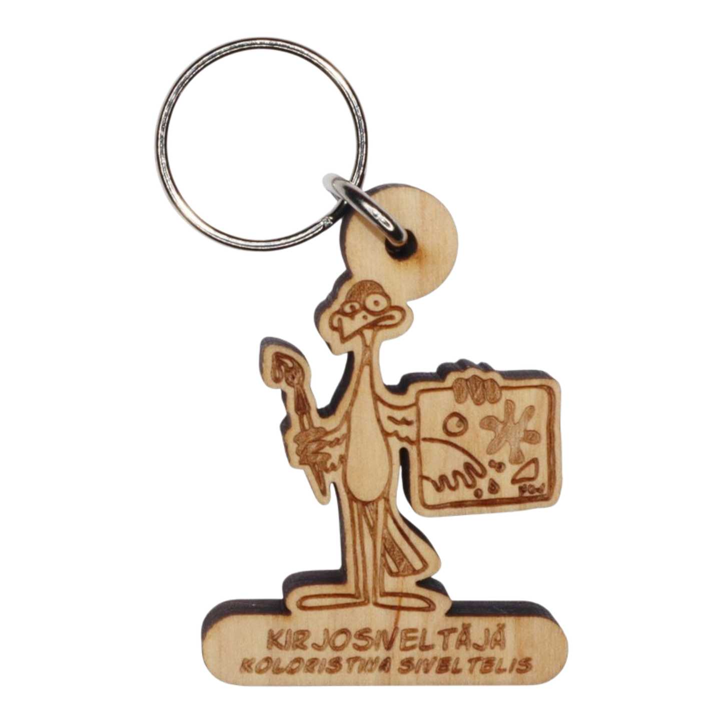 Kirjosiveltäjä (Koloristina siveltelis) -avaimenperä