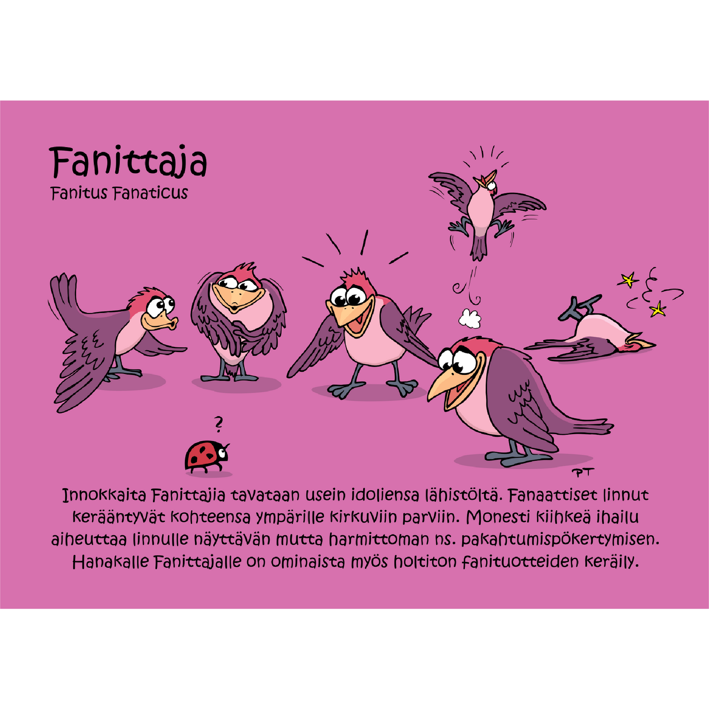 Fanittaja (Fanitus Fanaticus) -postikortti