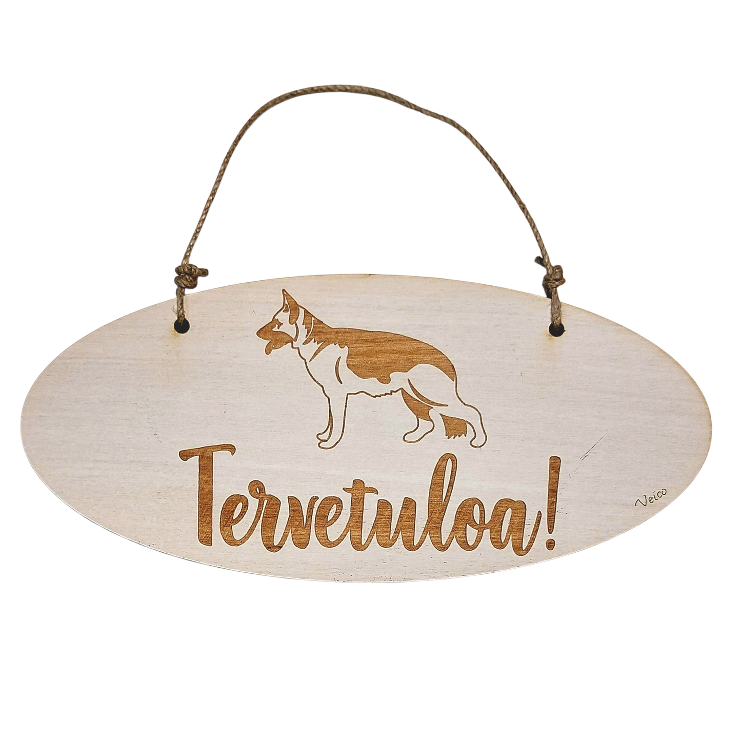 Saksanpaimenkoira -oviopaste