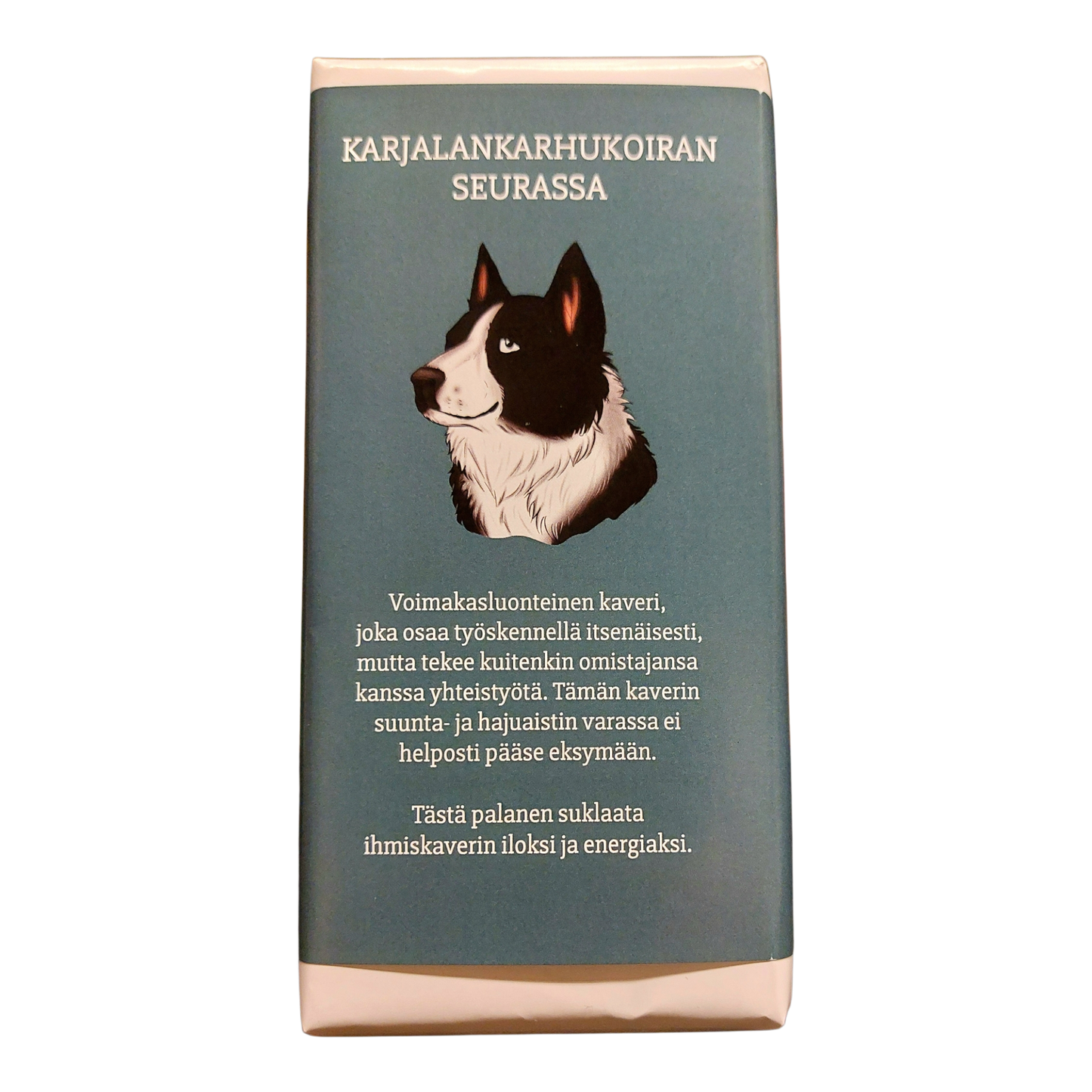Karjalankarhukoiran seurassa -suklaa 100g