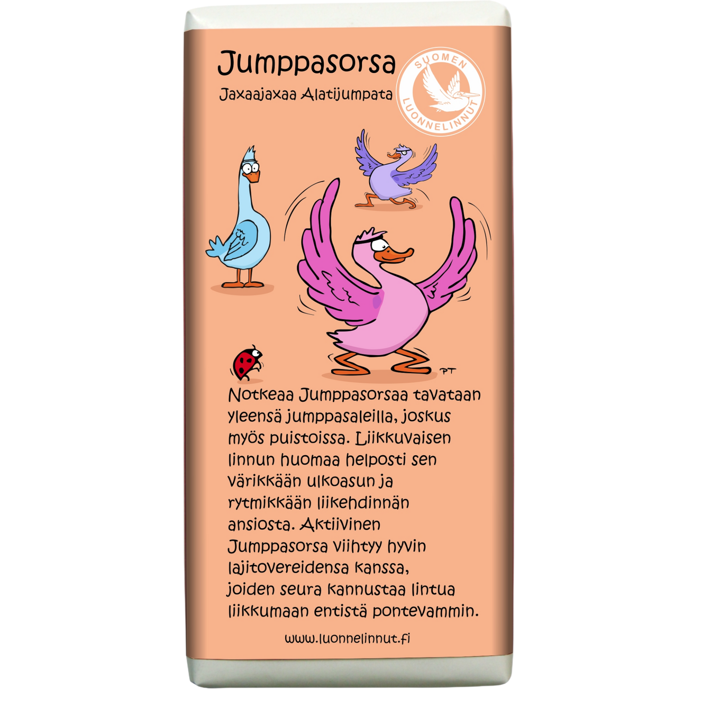 Jumppasorsa (Jaxaajaxaa Alatijumpata) -suklaa 100g
