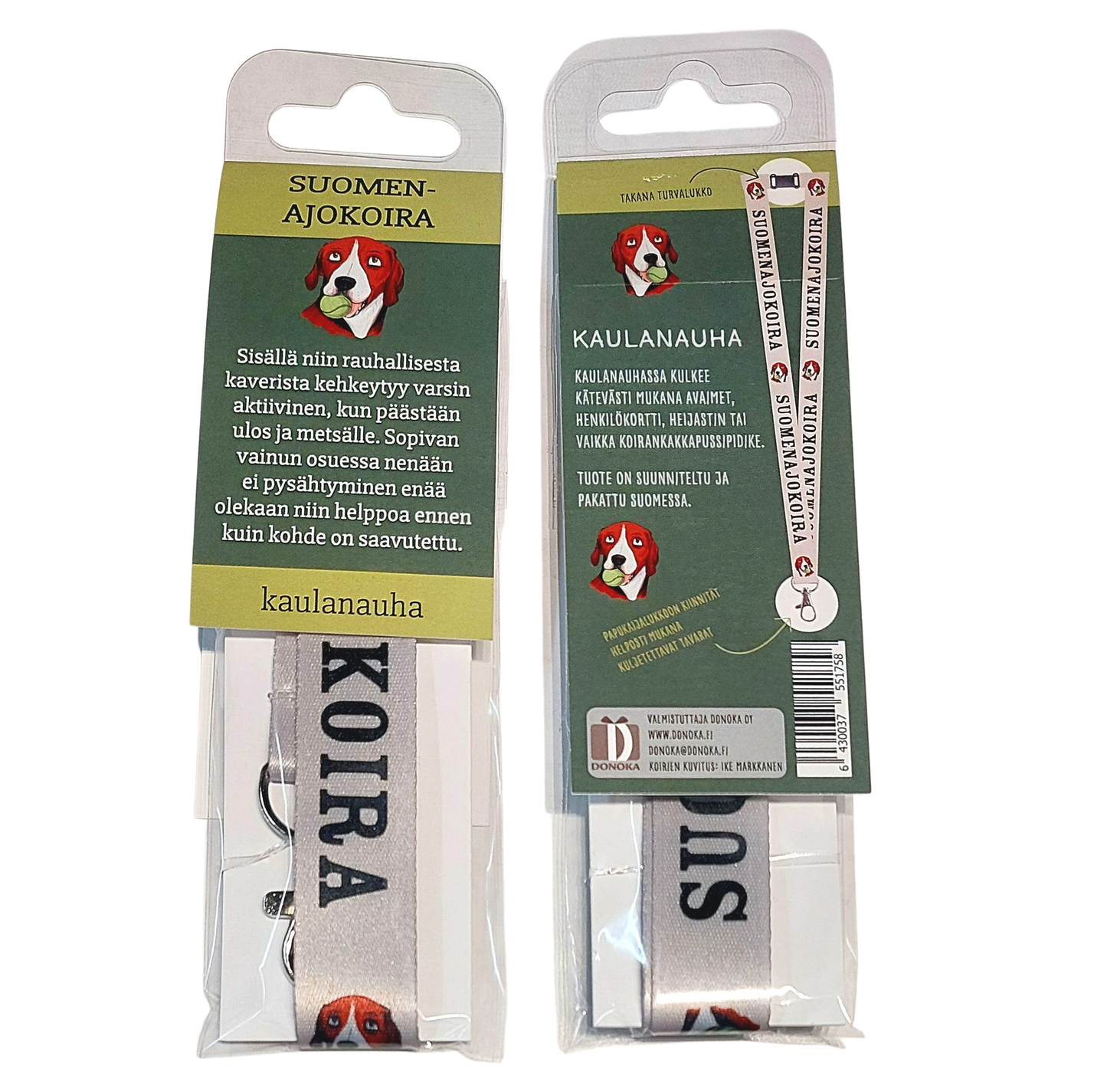 Suomenajokoira -kaulanauha