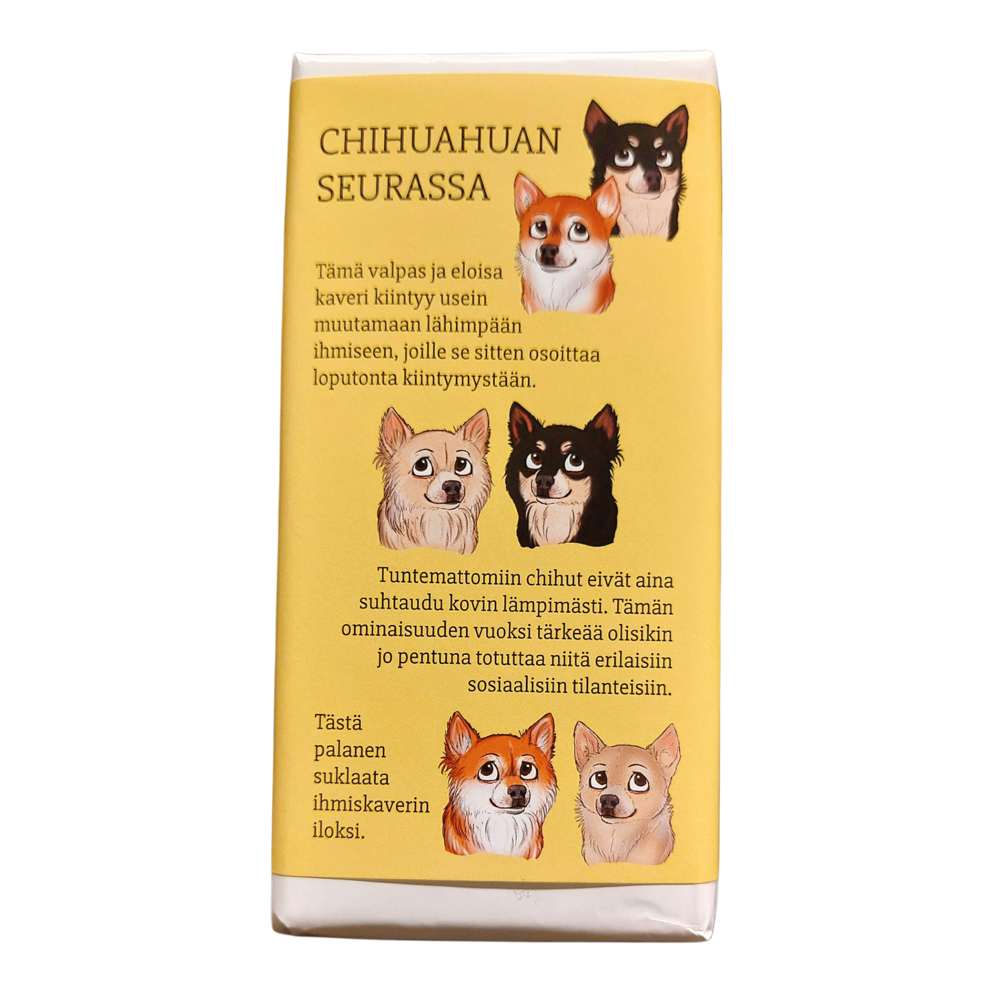 Chihuahuan seurassa -suklaa 100g