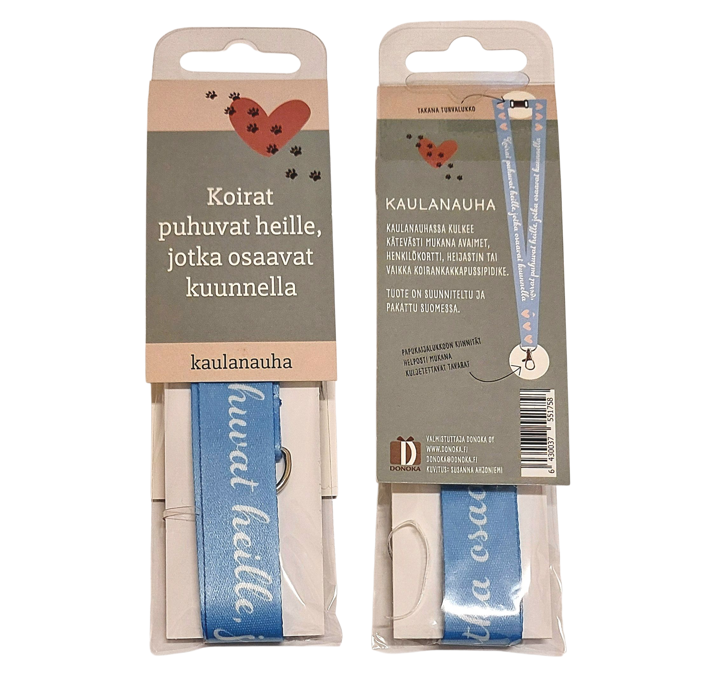 Koirat puhuvat heille jotka osaavat kuunnella -kaulanauha