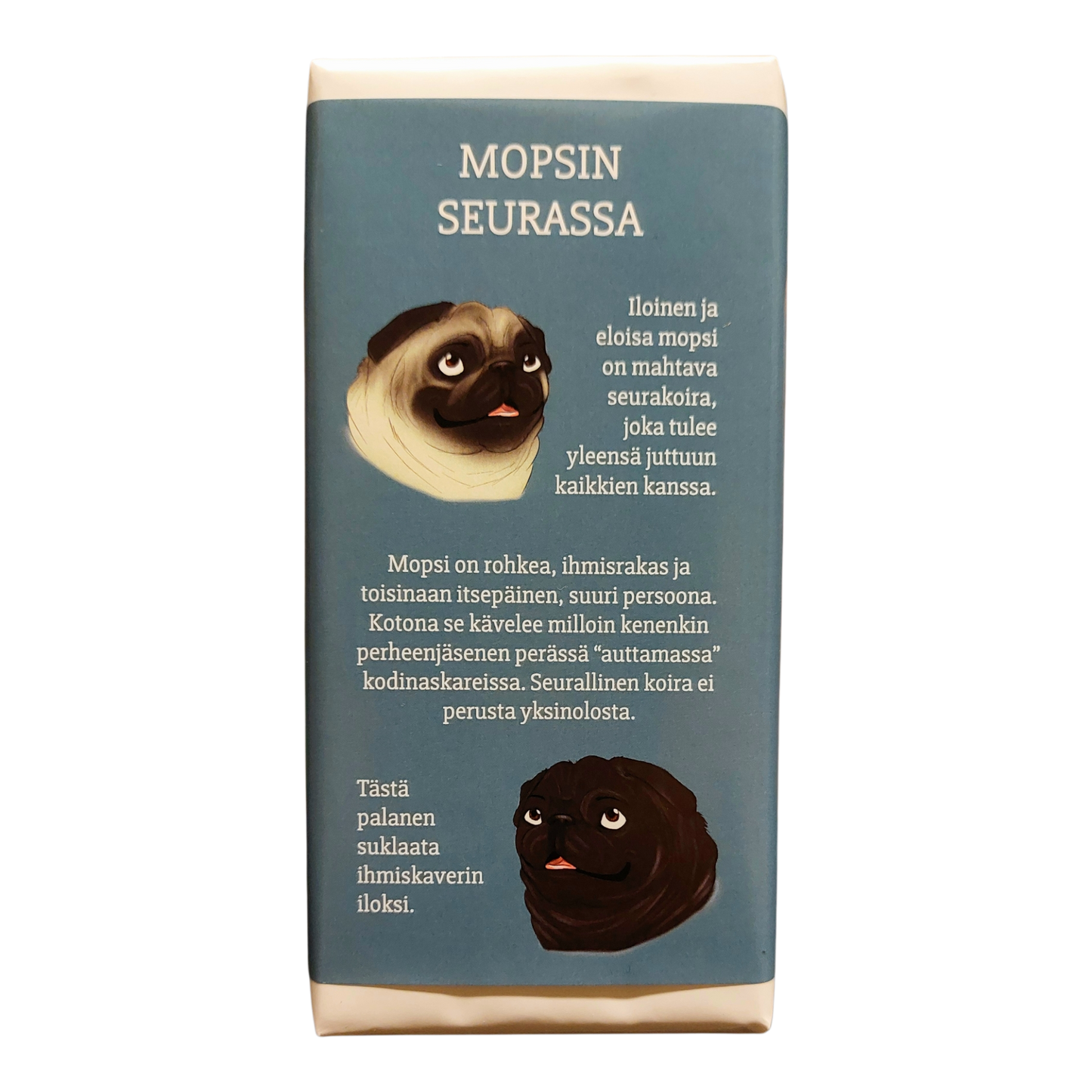 Mopsin seurassa -suklaa 100g