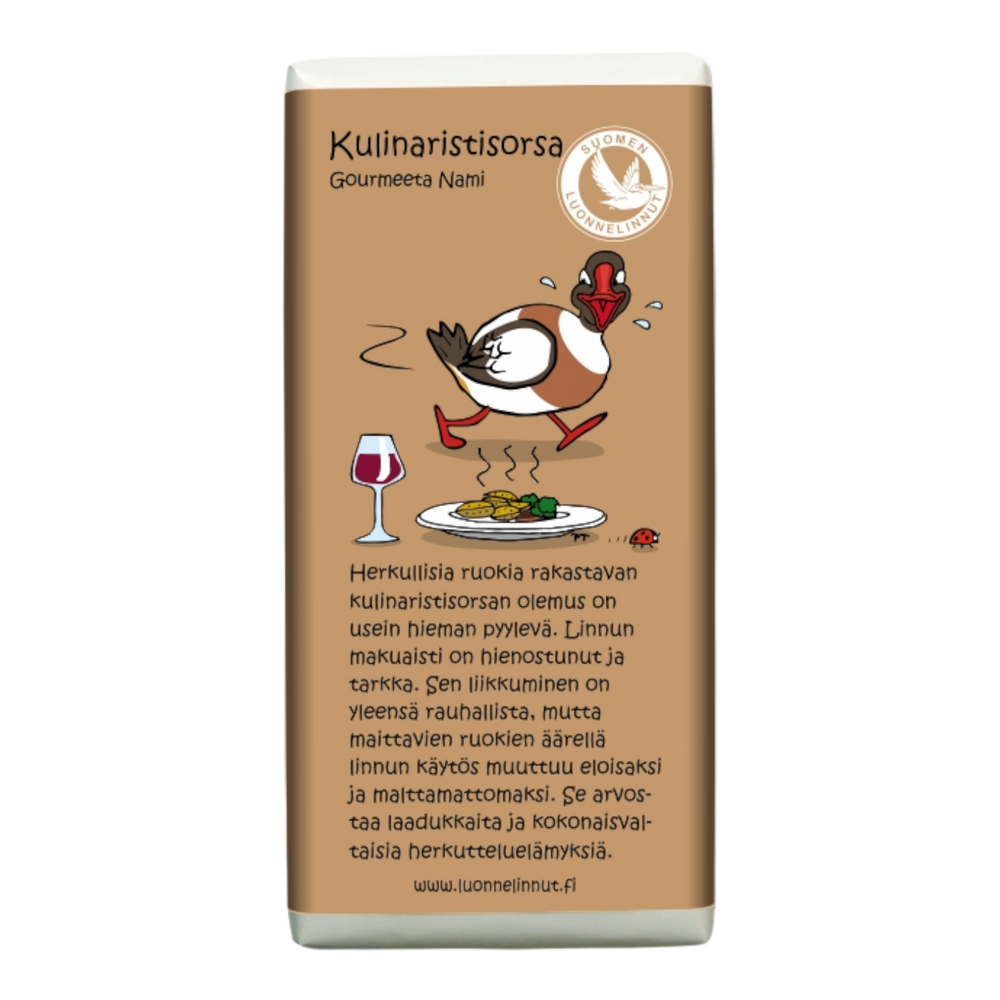 Kulinaristisorsa (Gourmeeta nami) -suklaa 100g
