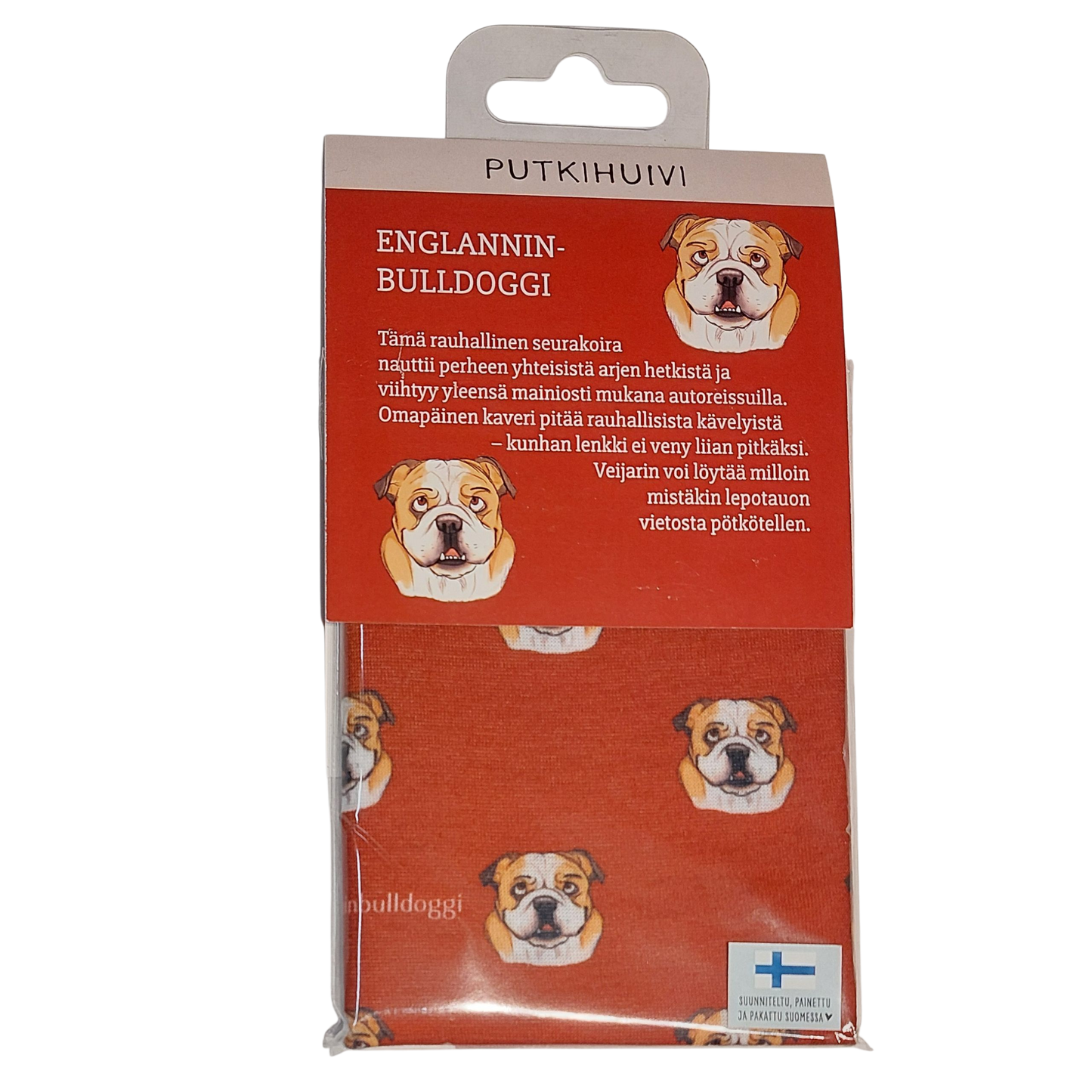 Englanninbulldoggi -putkihuivi