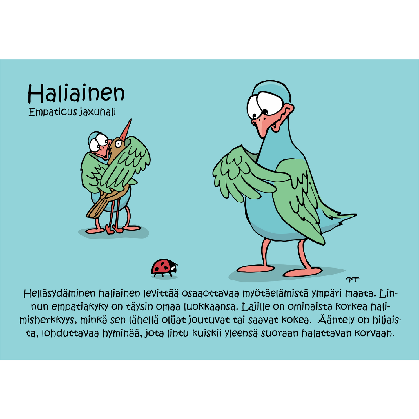 Haliainen (Empaticus Jaxuhali) -postikortti