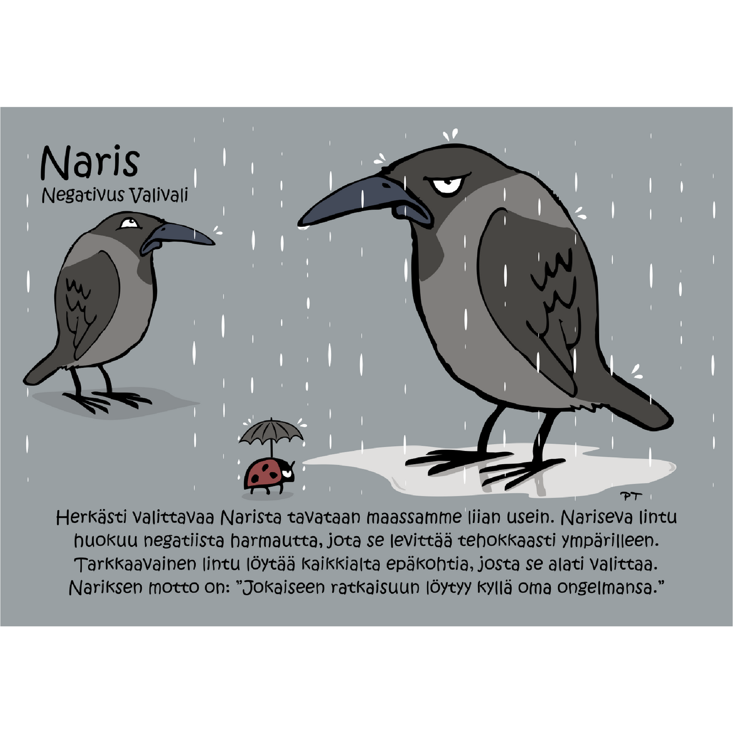Naris (Negativus Valivali) -postikortti