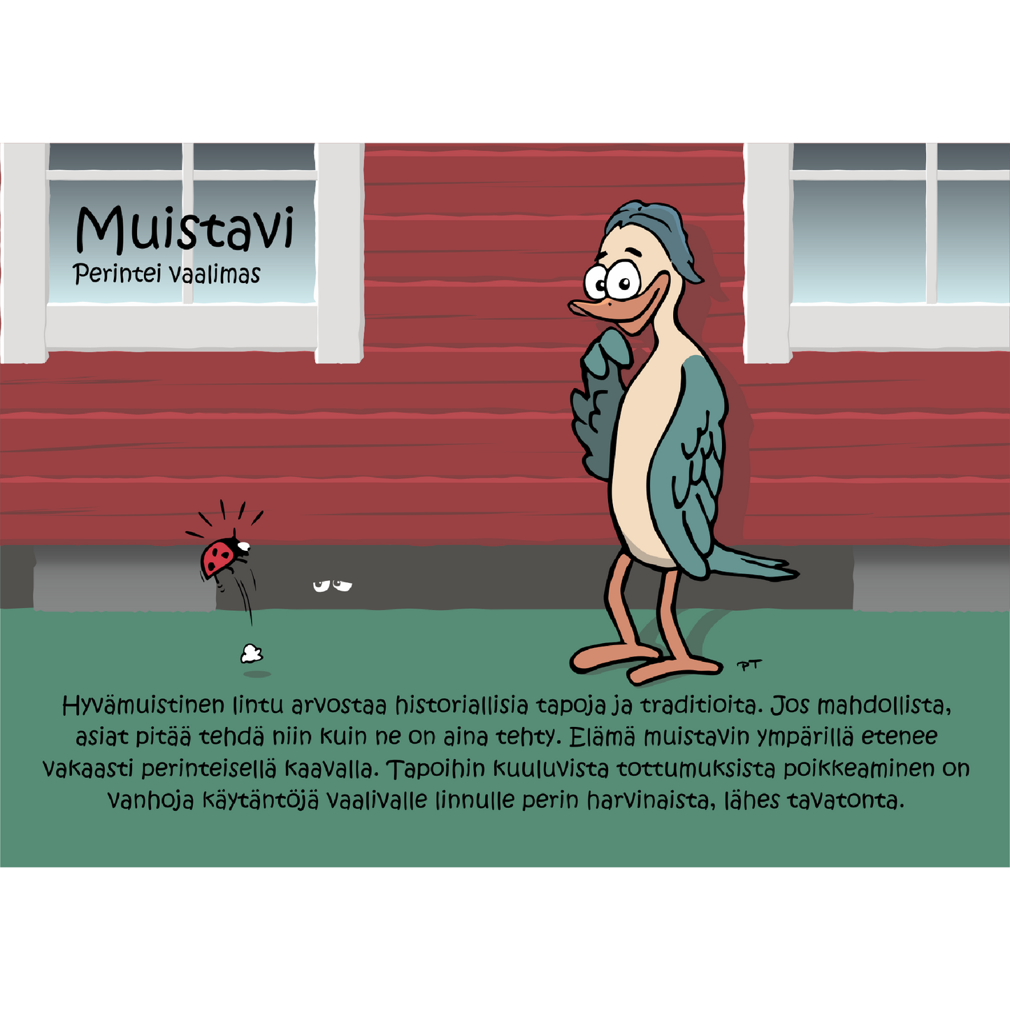 Muistavi (Perintei vaalimas) -postikortti