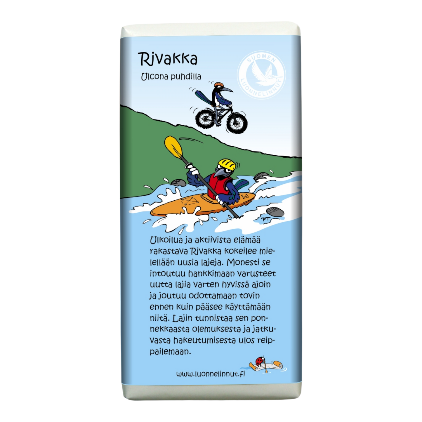 Rivakka (Ulcona puhdilla) -suklaa 100g