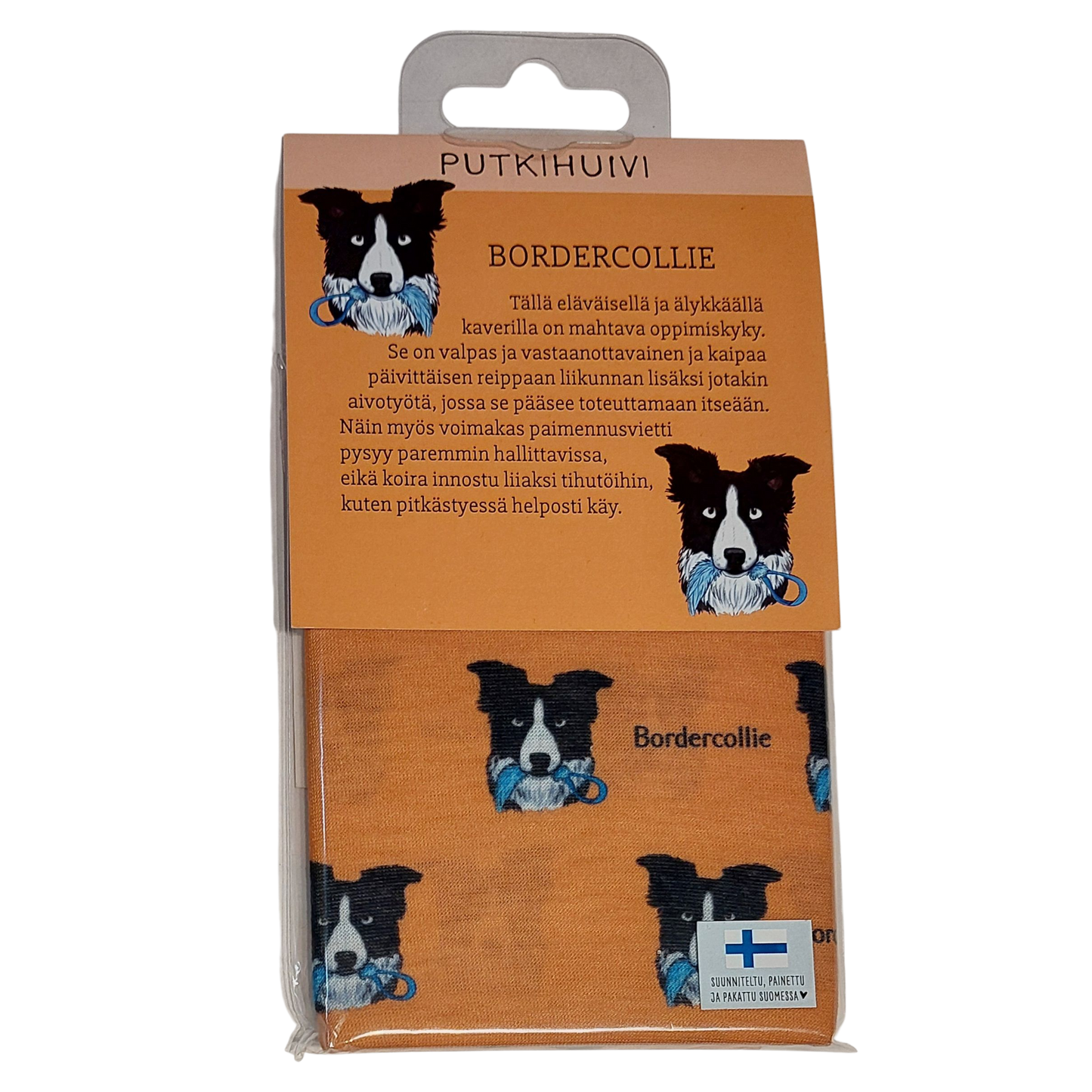 Bordercollie -putkihuivi
