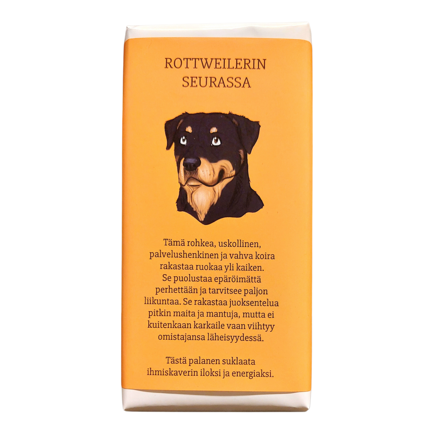Rottweilerin seurassa -suklaa 100g