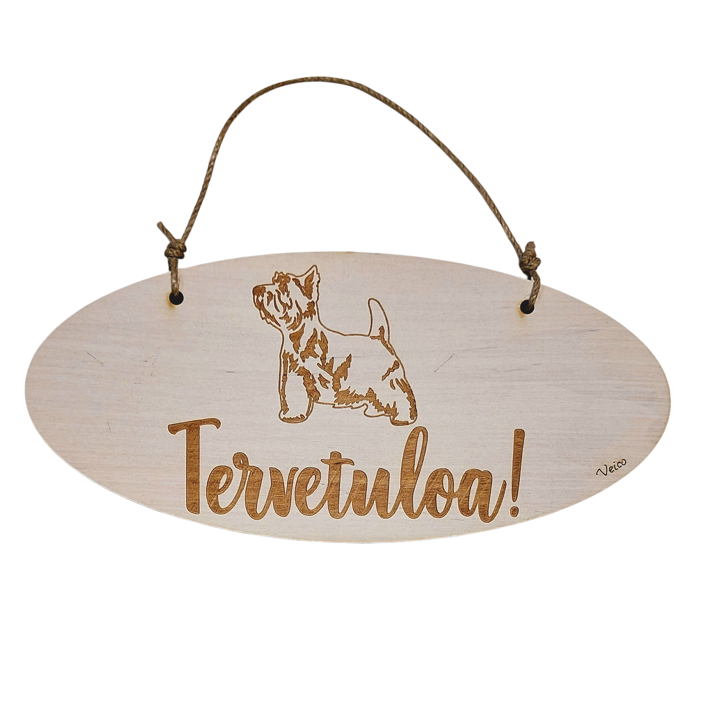 Valkoinen länsiylämaanterrieri -oviopaste