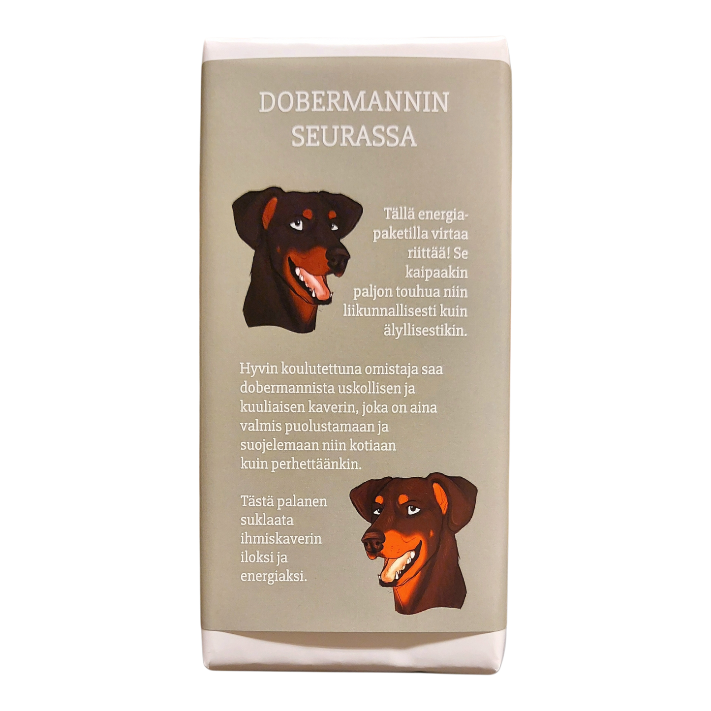 Dobermannin seurassa -suklaa 100g
