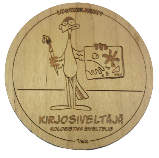 Kirjosiveltäjä (koloristina siveltelis) -alunen