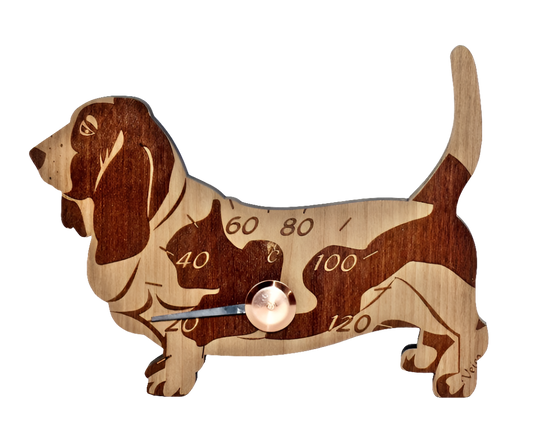 Basset hound -saunamittari