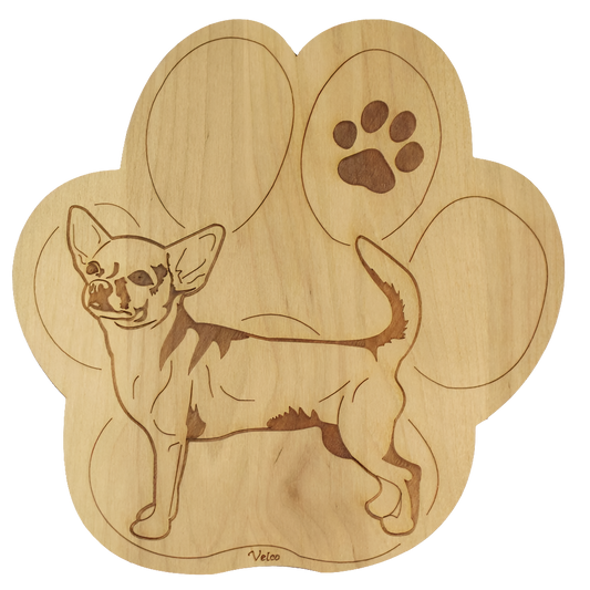 Chihuahua lyhytkarvainen -pannunalunen
