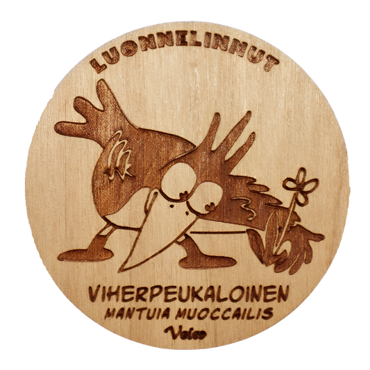 Viherpeukaloinen (Mantuia muiccailis) -magneetti