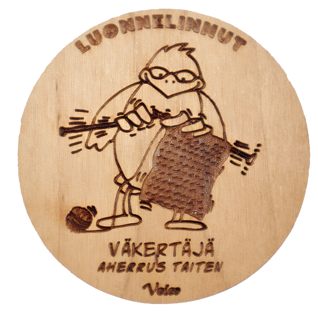 Väkertäjä (Aherrus taiten) -magneetti