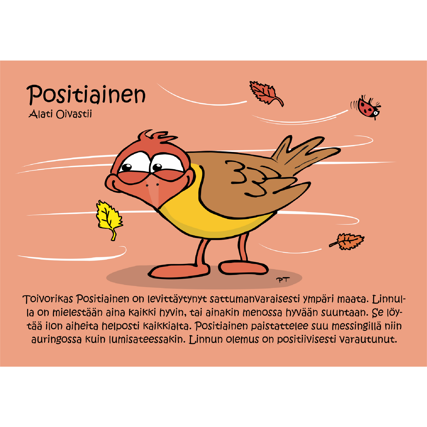 Positiainen (Alati Oivastii) -postikortti