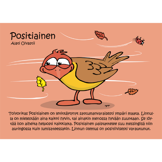 Positiainen (Alati Oivastii) -postikortti