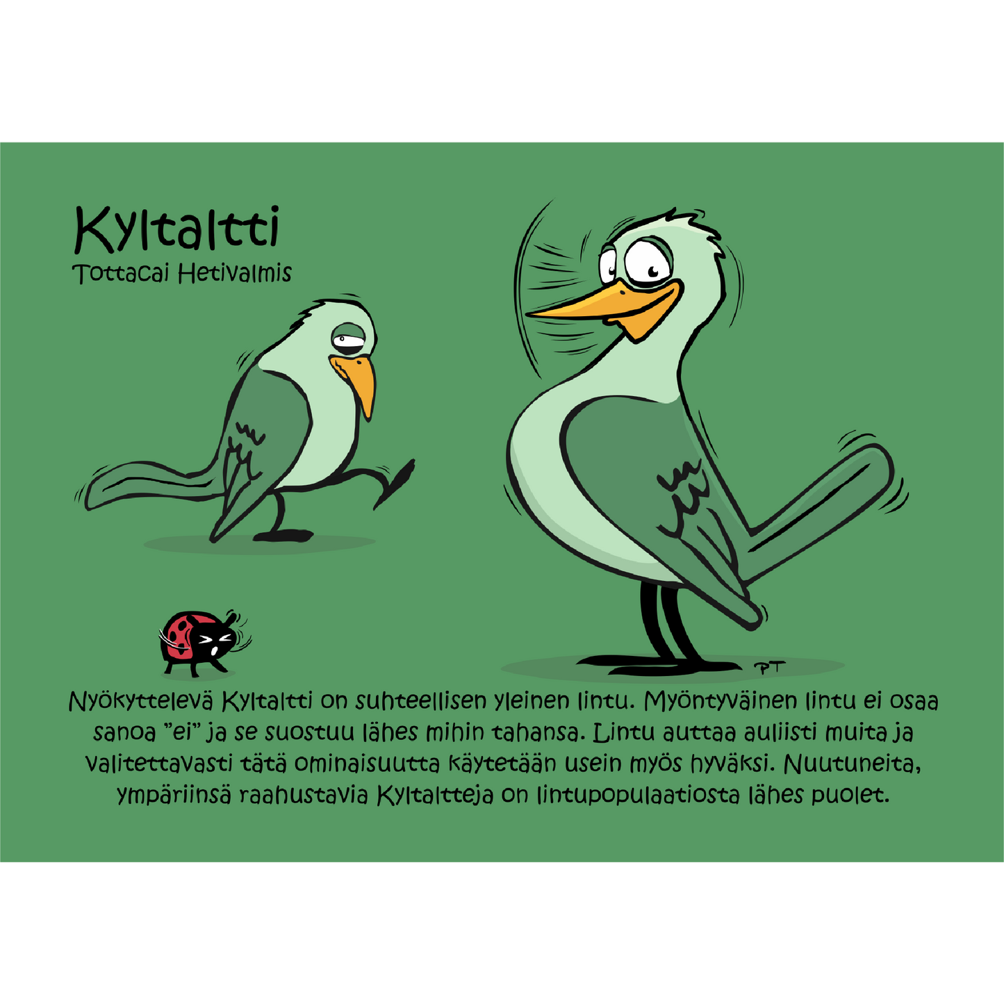 Kyltaltti (Tottacai Hetivalmis) -postikortti