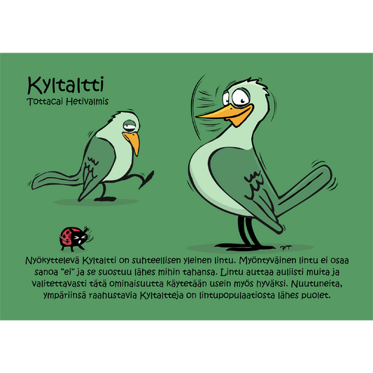 Kyltaltti (Tottacai Hetivalmis) -postikortti