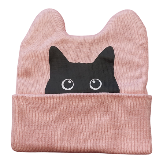 Kissa kurkistaa -pipo