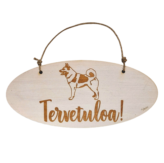 Harmaa Norjanhirvikoira -oviopaste