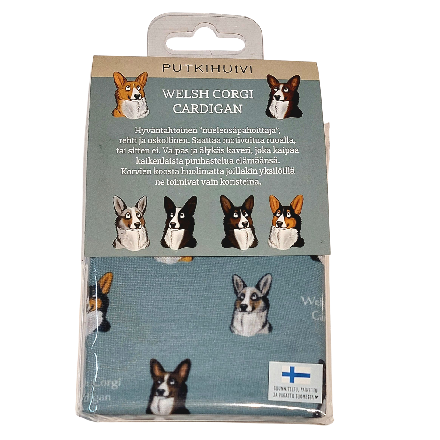 Welsh corgi cardigan -putkihuivi
