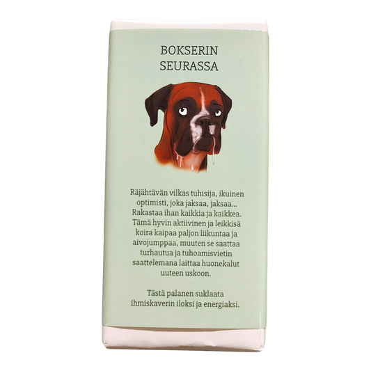 Bokserin seurassa -suklaa 100g