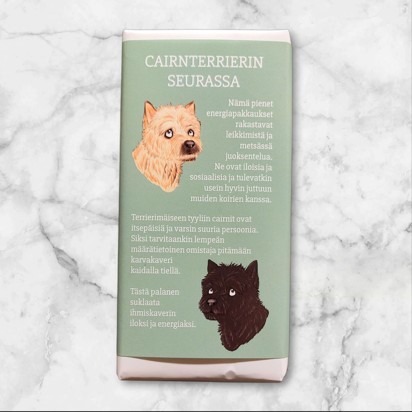 Cairnterrierin seurassa -suklaa 100g