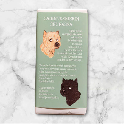 Cairnterrierin seurassa -suklaa 100g
