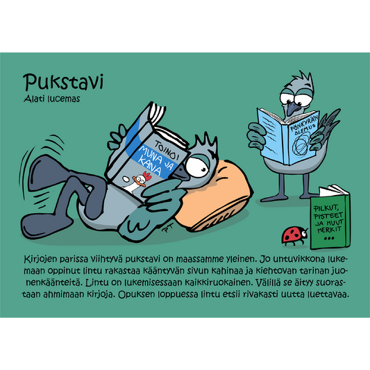 Pukstavi (Alati lucemas) -postikortti